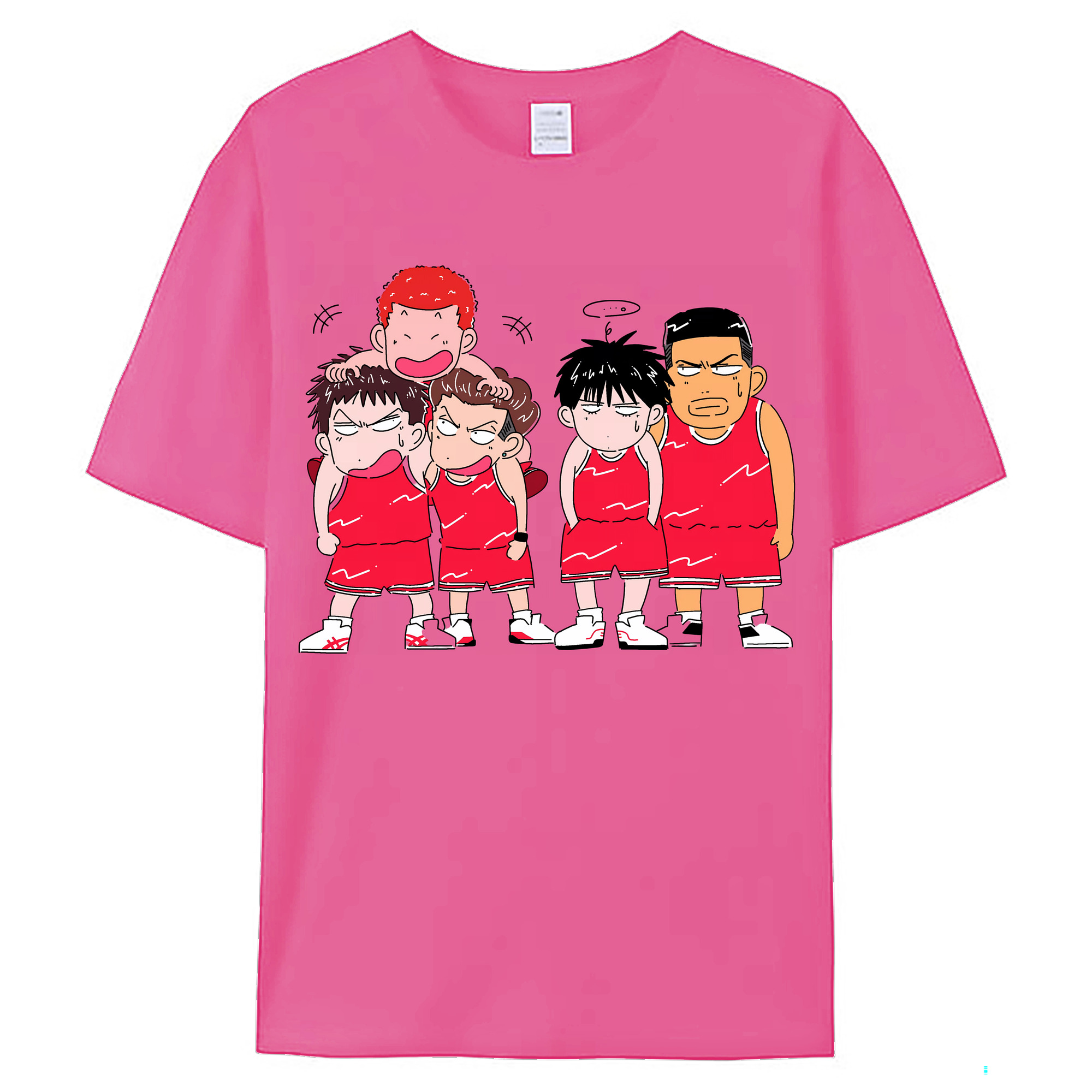 （画像用） SLAM DUNK／スラムダンク レディースカジュアルプリントTシャツ（綿100％）